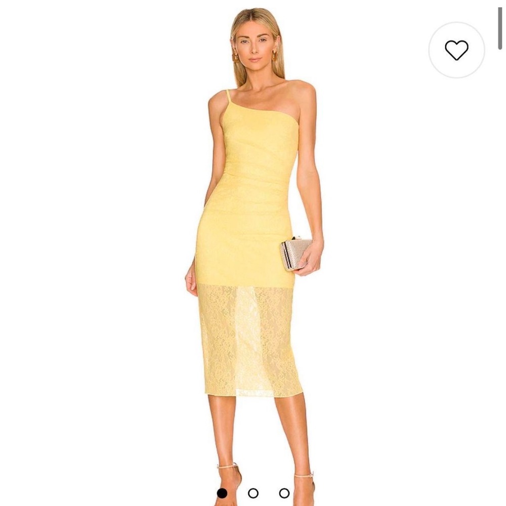 BNWT NBD one shoulder midi dress